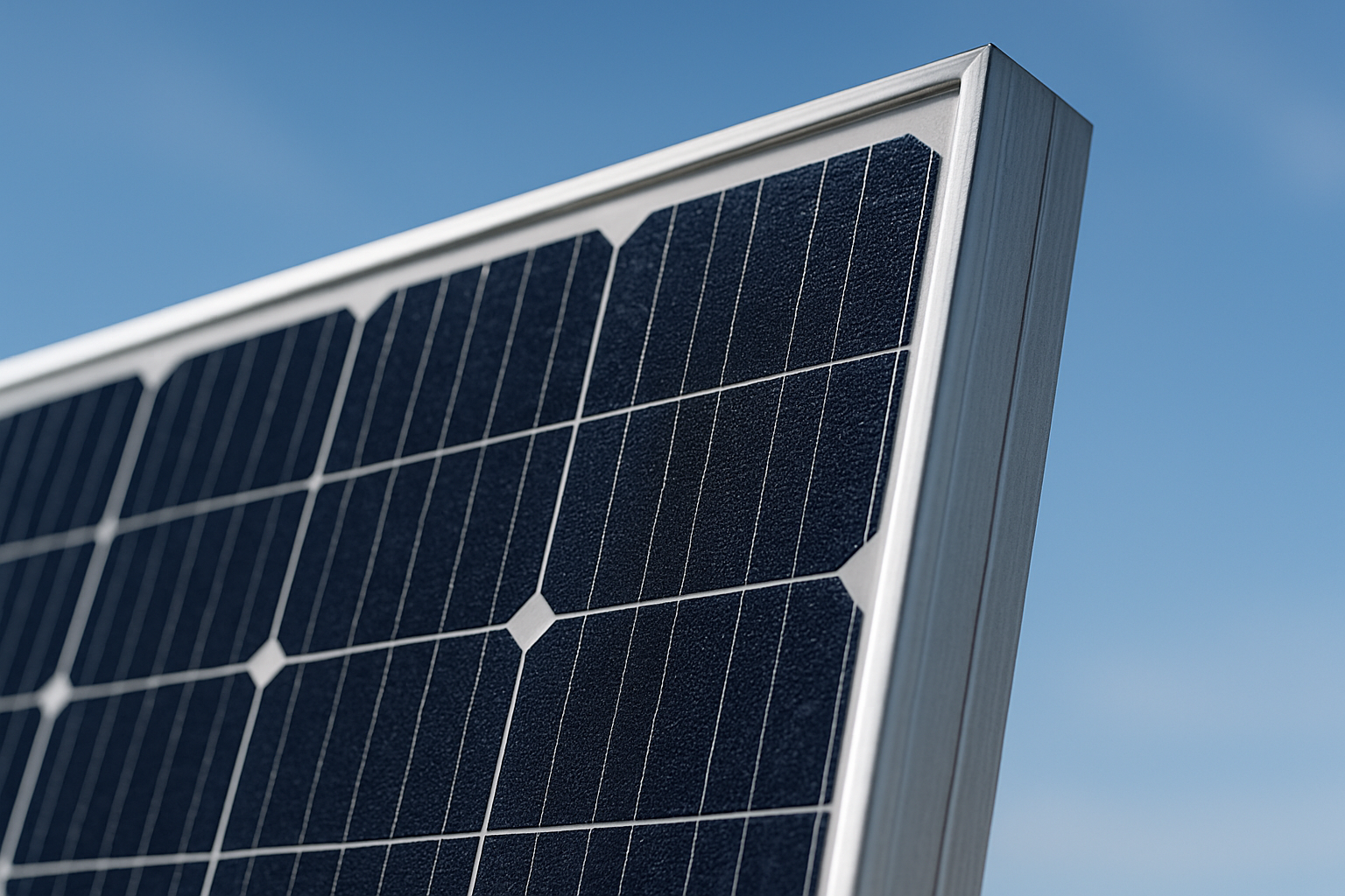 Are Solar Panels Actually Sustainable? A Realistic Look 1 Close up of a photovoltaic cell showing the technology behind solar power.