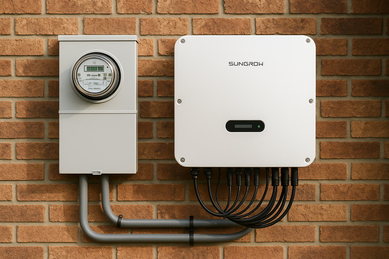 How Much Do Solar Panels Cost? An Australian Homeowner's Budget Guide 1 A professionally installed Sungrow solar inverter, the brain of a home solar energy system.