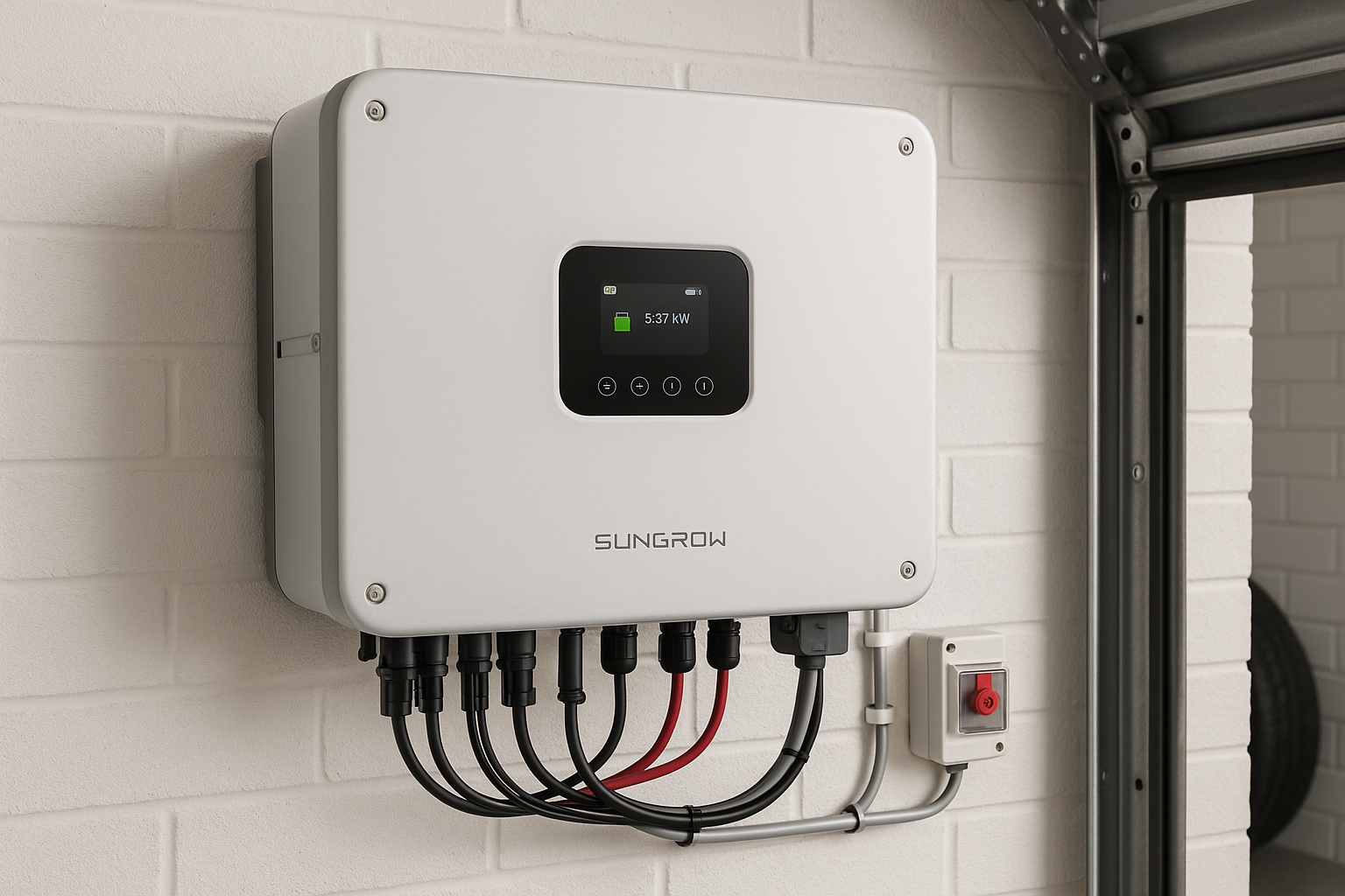 Choosing Tamworth Solar Installers: A Practical Guide 3 A modern Sungrow solar inverter, a key component of a reliable solar system.