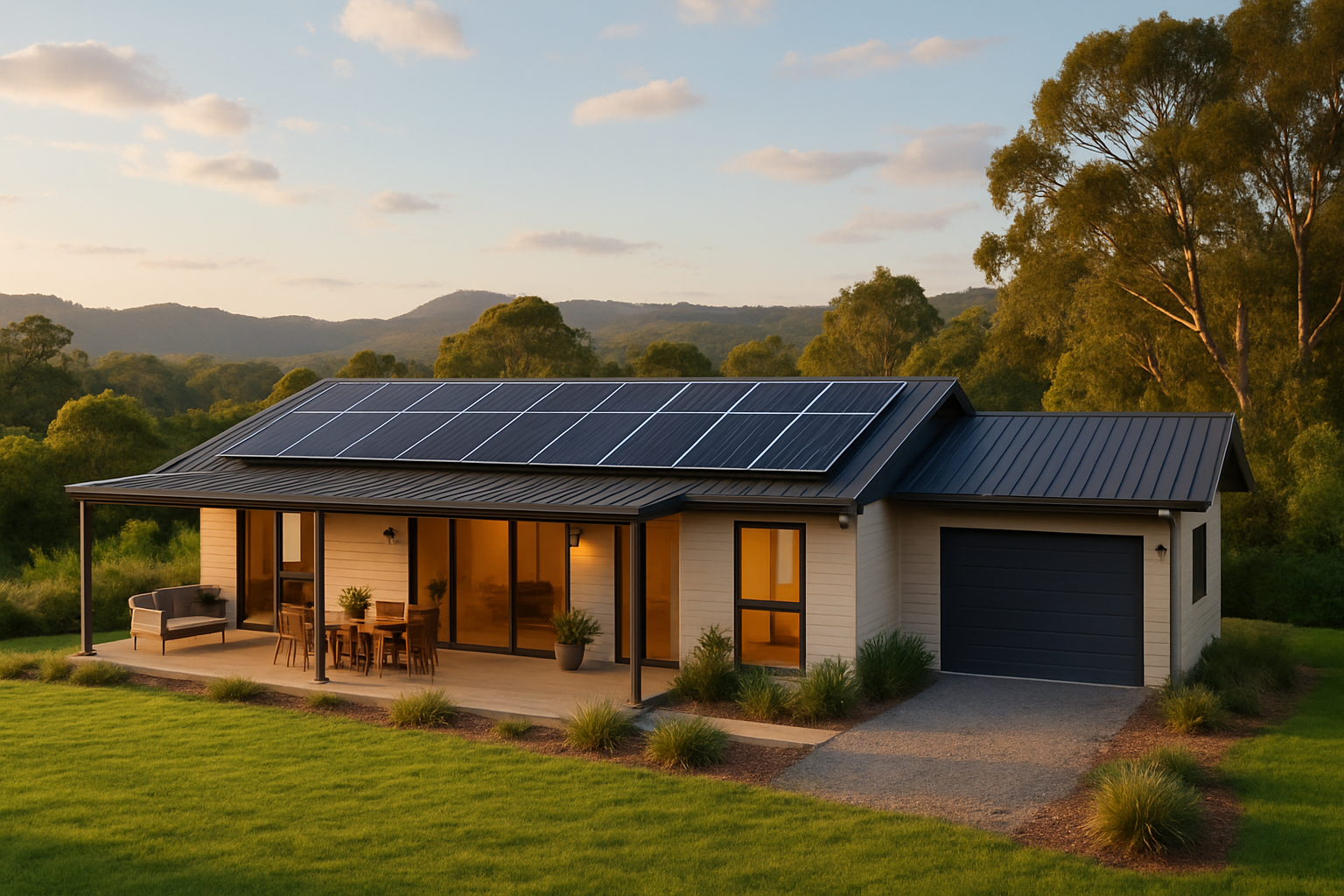 sonnen Battery Australia: An Expert Review for Your Home 2 An Australian home with solar panels, suitable for a sonnen solar battery system.