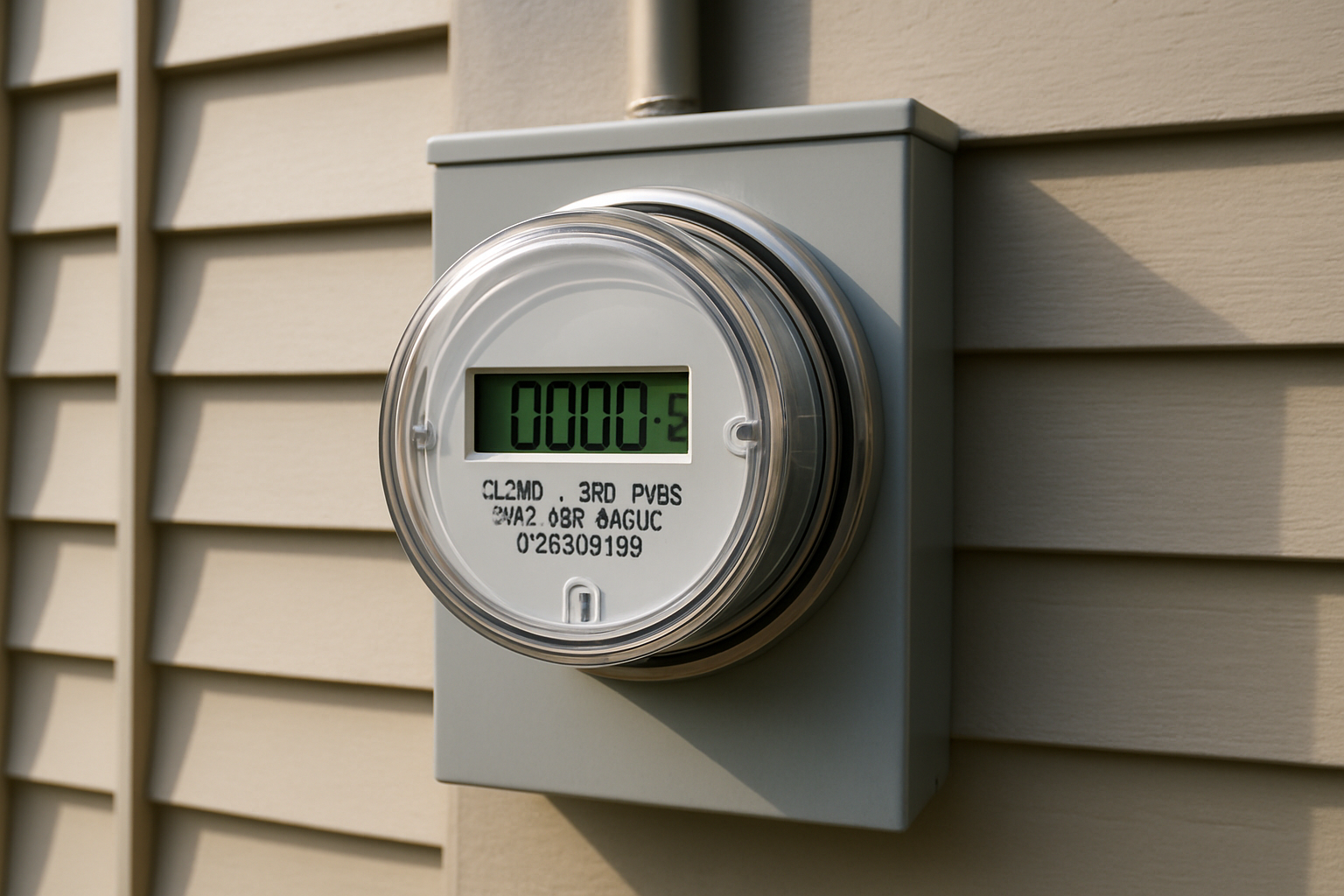 The Solar Panel Installation Timeline: A 6-Step Guide 4 A new smart meter installed by an energy retailer, ready for a solar system.