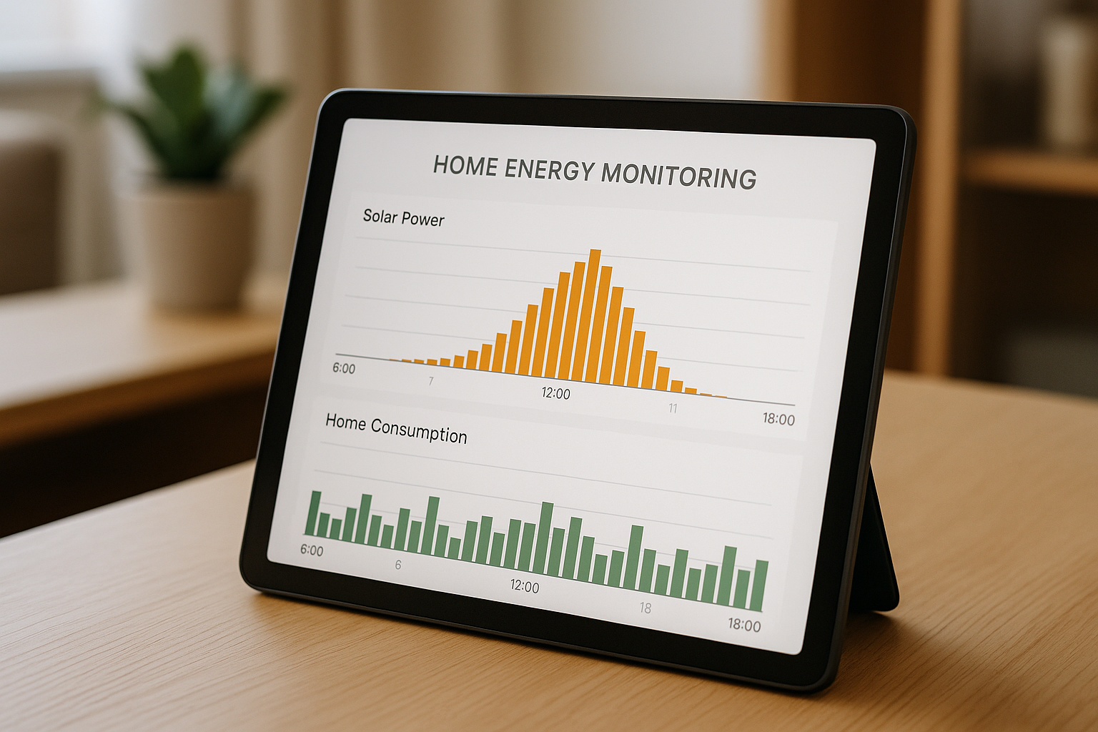 Sonnen battery in Australia: what you’re really buying (and how to choose the right size) 2 Home energy monitoring showing solar generation and household consumption trends