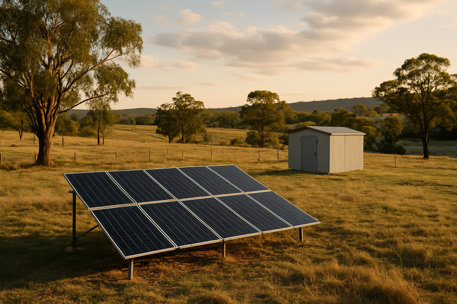 Solar inverter brands in Australia: how to choose one that actually fits your home (2026 guide) 4 Rural Australian solar and battery setup suitable for remote area power