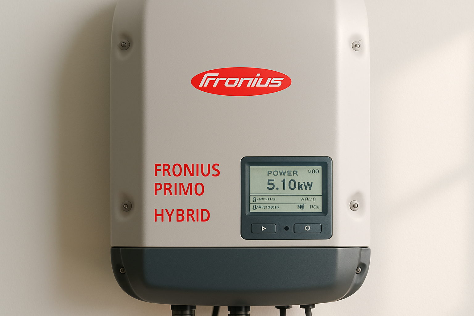 Fronius Primo 5.0-1 solar inverter indoors
