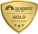 SolarQuotes gold rated supplier
