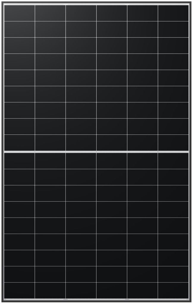 Phono Solar Quasar back contact panel, front view